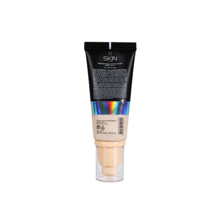 Vegan BB Cream Perfect Cover SPF50+ PA+++ #113 Bright Beige - 55ml