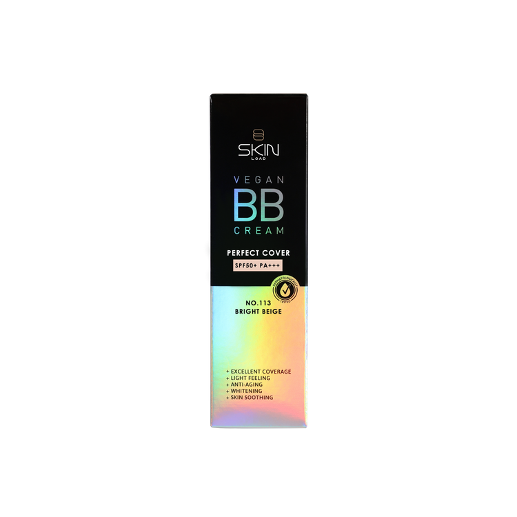 Vegan BB Cream Perfect Cover SPF50+ PA+++ #113 Bright Beige - 55ml