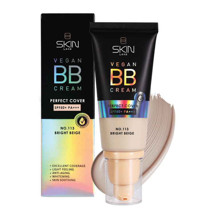 Vegan BB Cream Perfect Cover SPF50+ PA+++ #113 Bright Beige - 55ml