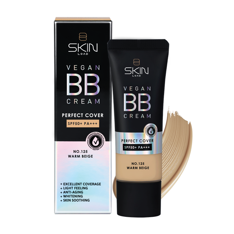 Vegan BB Cream Perfect Cover SPF50+ PA+++ #125 Warm Beige - 25ml